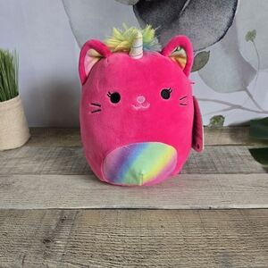 SQUISHMALLOWS | Lizette Pink Unicorn Cat Plush Toy